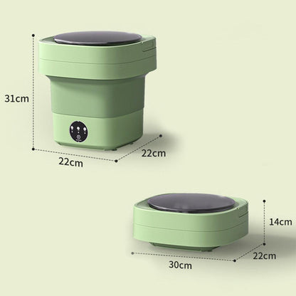 Mini Semi-Automatic Folding Washing Machine with Dryer –SUBKUSH