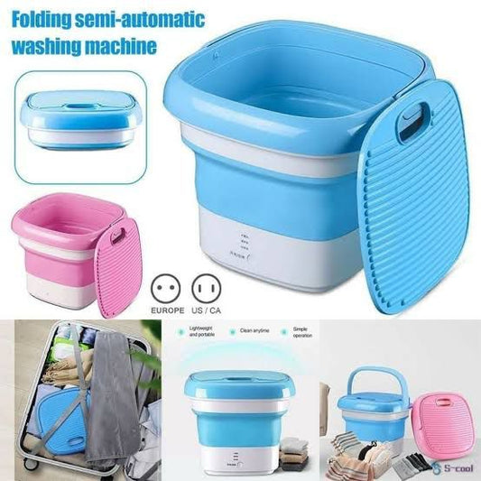 Mini Semi-Automatic Folding Washing Machine with Dryer –SUBKUSH