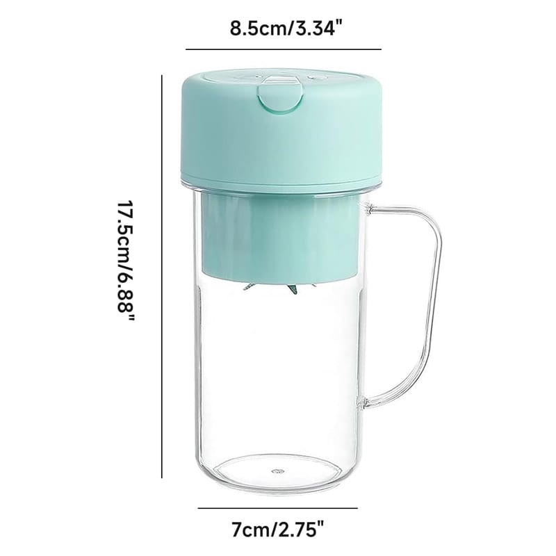Mug Shaped Portable Blender With Straw | Rechargeable