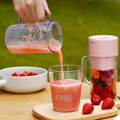 Mug Shaped Portable Blender With Straw | Rechargeable