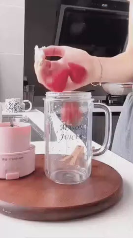 Mug Shaped Portable Blender With Straw | Rechargeable