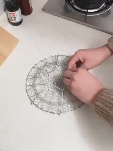 Stainless Steel Multifunctional Folding Frying  Basket(12 in 1 Kitchen Tool).